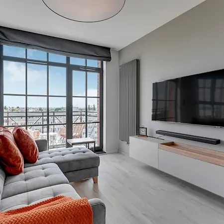 Dwie Motlawy Riverside & Parking By Downtown Appartement