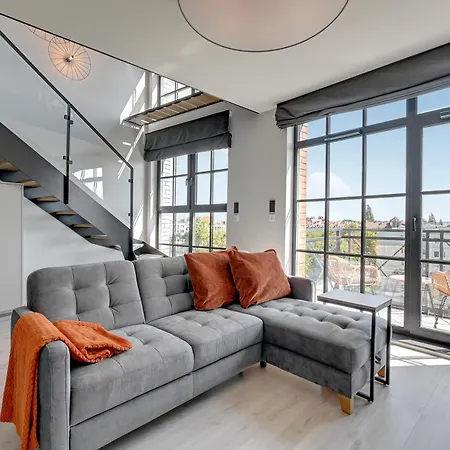 Dwie Motlawy Riverside & Parking By Downtown Appartement Gdańsk