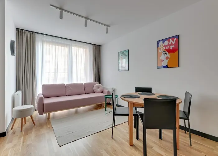 מלון דירות Dwie Motlawy Riverside & Parking By Downtown גדנסק